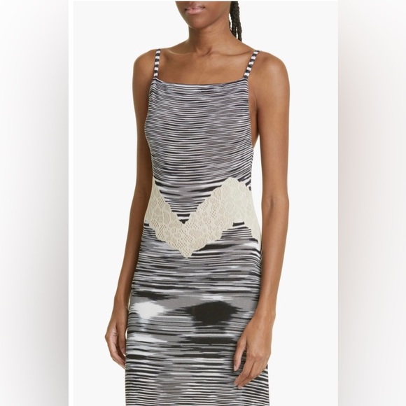 Missoni Space Dye Lace Inset Maxi Dress NWT - Picture 4 of 10